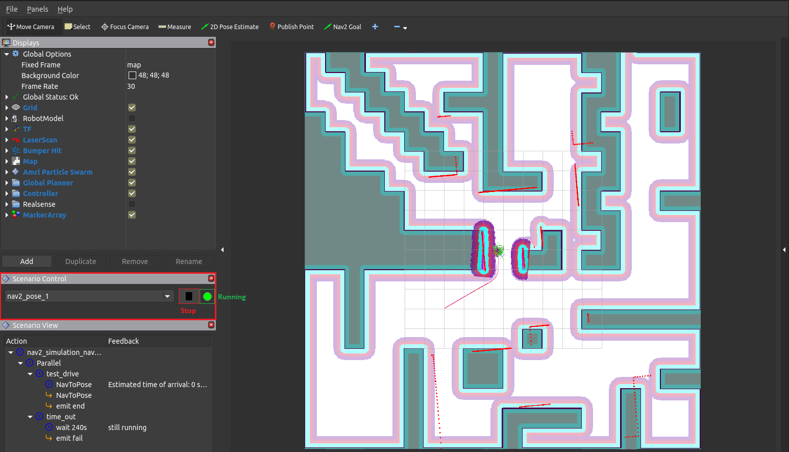 scenario control running