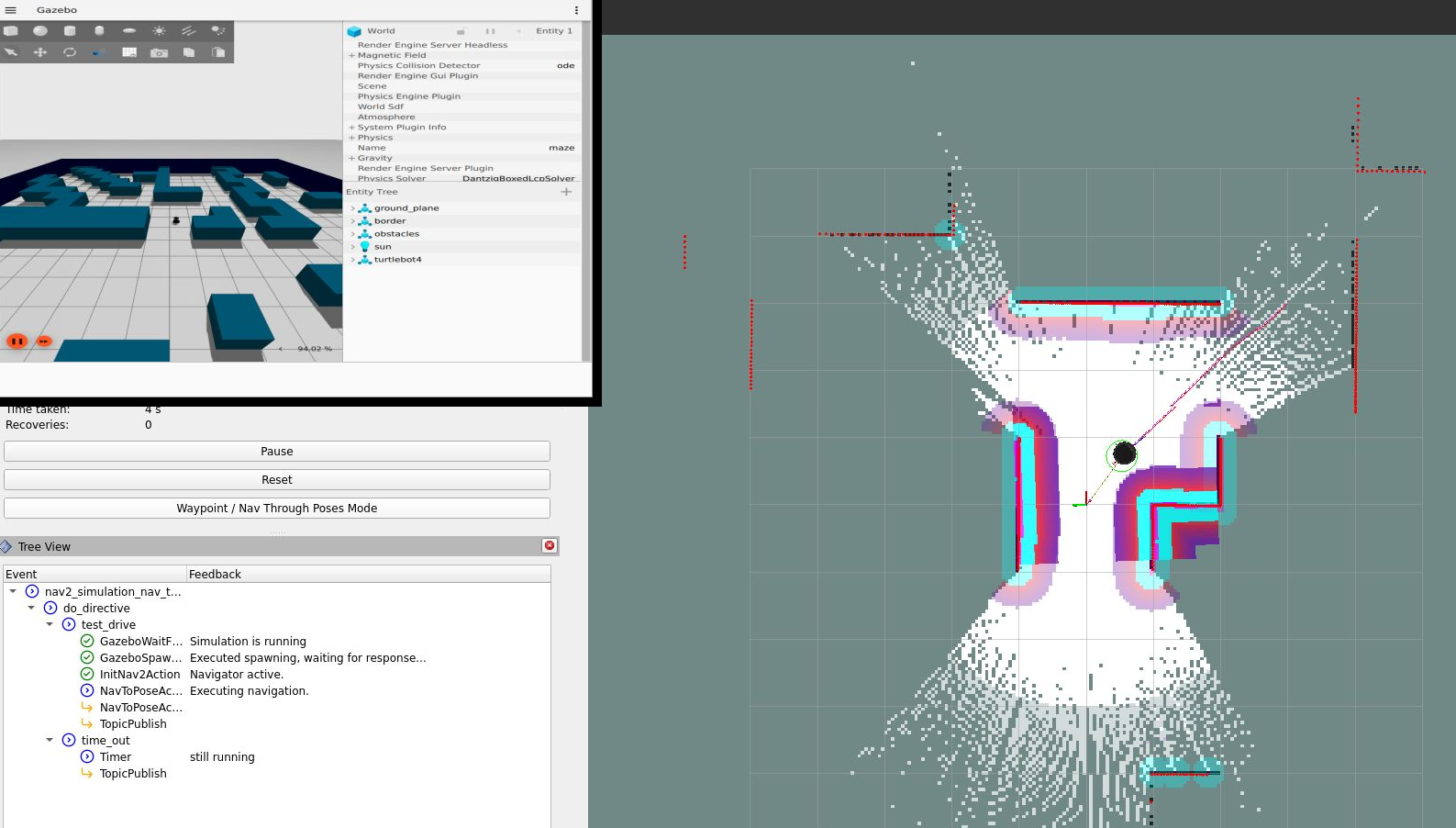 turtlebot4 nav2 scenario SLAM